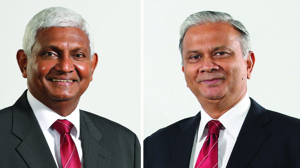 Chairman Mr R. Renganathan and Managing Director CEO Mr Thushara Ranasinghe