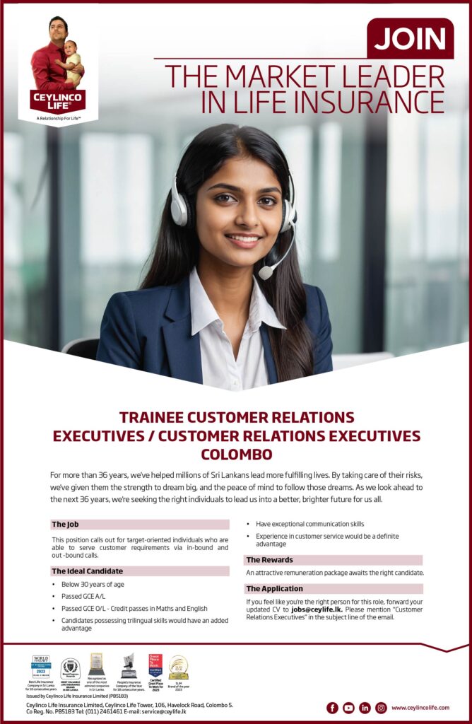 Customer Relations Executive - Colombo (1)