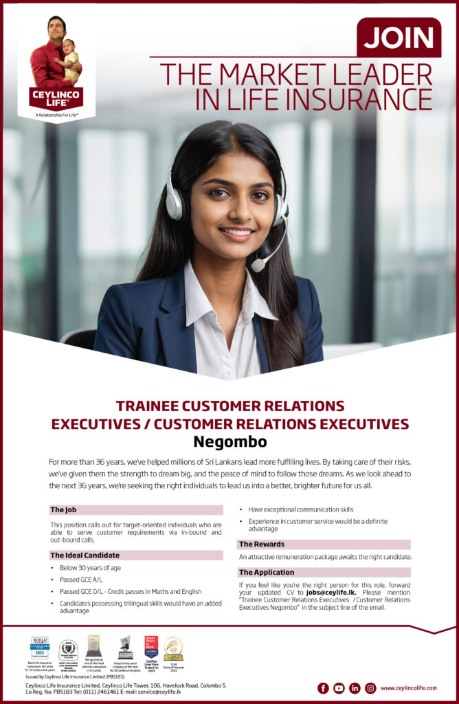 Customer-Relations-Executive-Negombo